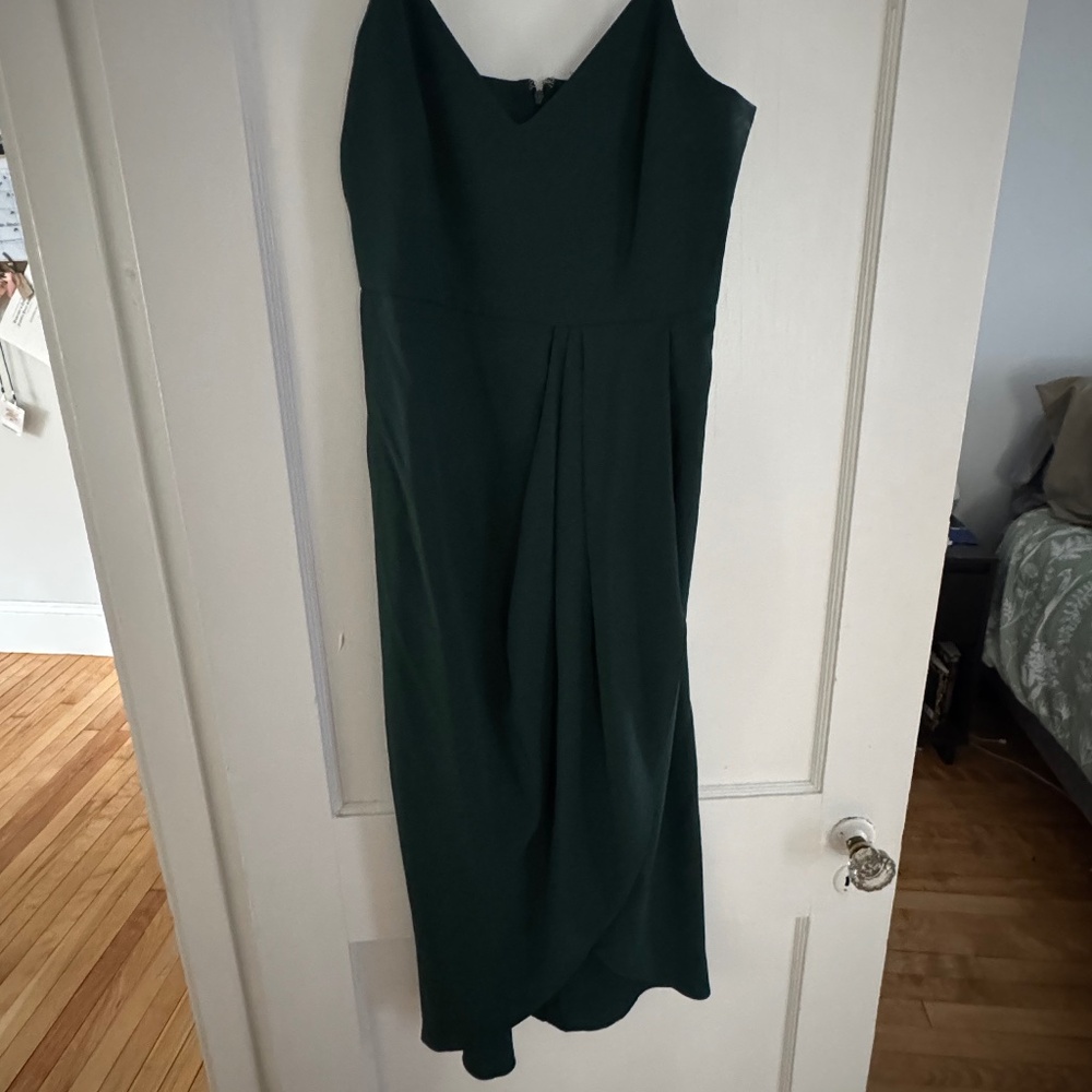 Lulus Dark Green Midi Dress